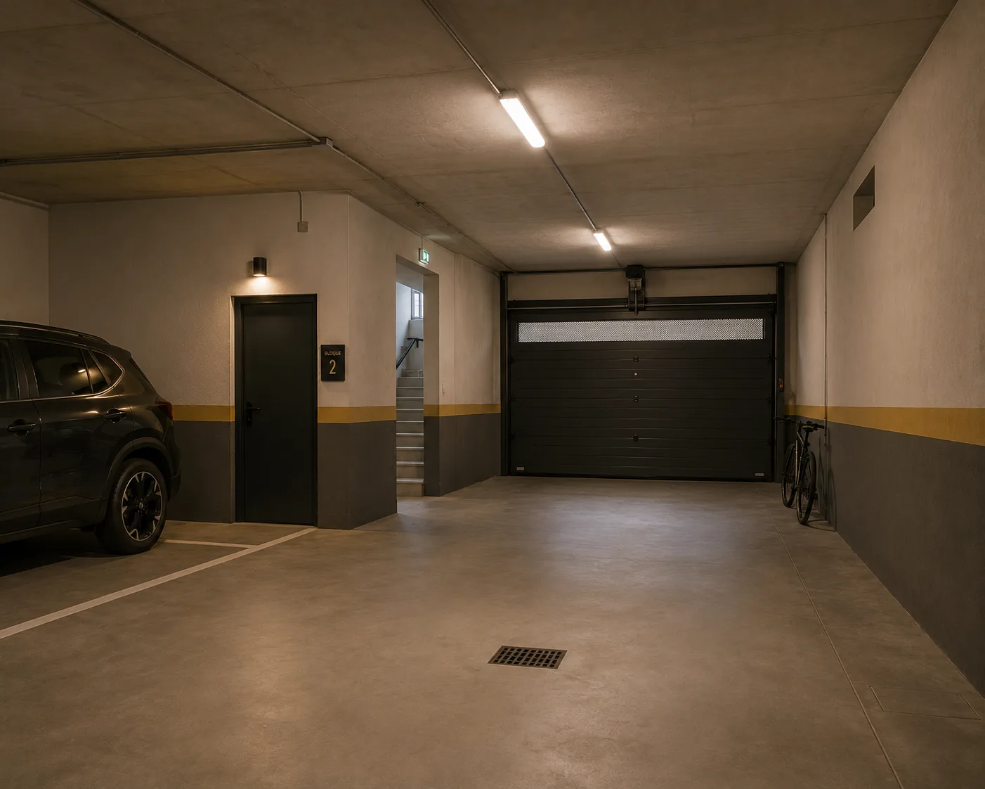 Sous-sol — parking privatif